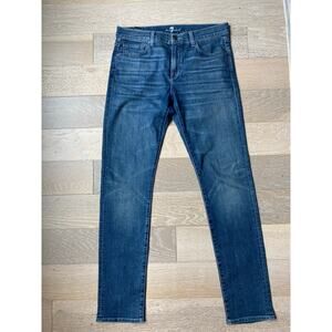 7 For All Man Kind Paxtyn Denim Blue Jeans Men Size 33